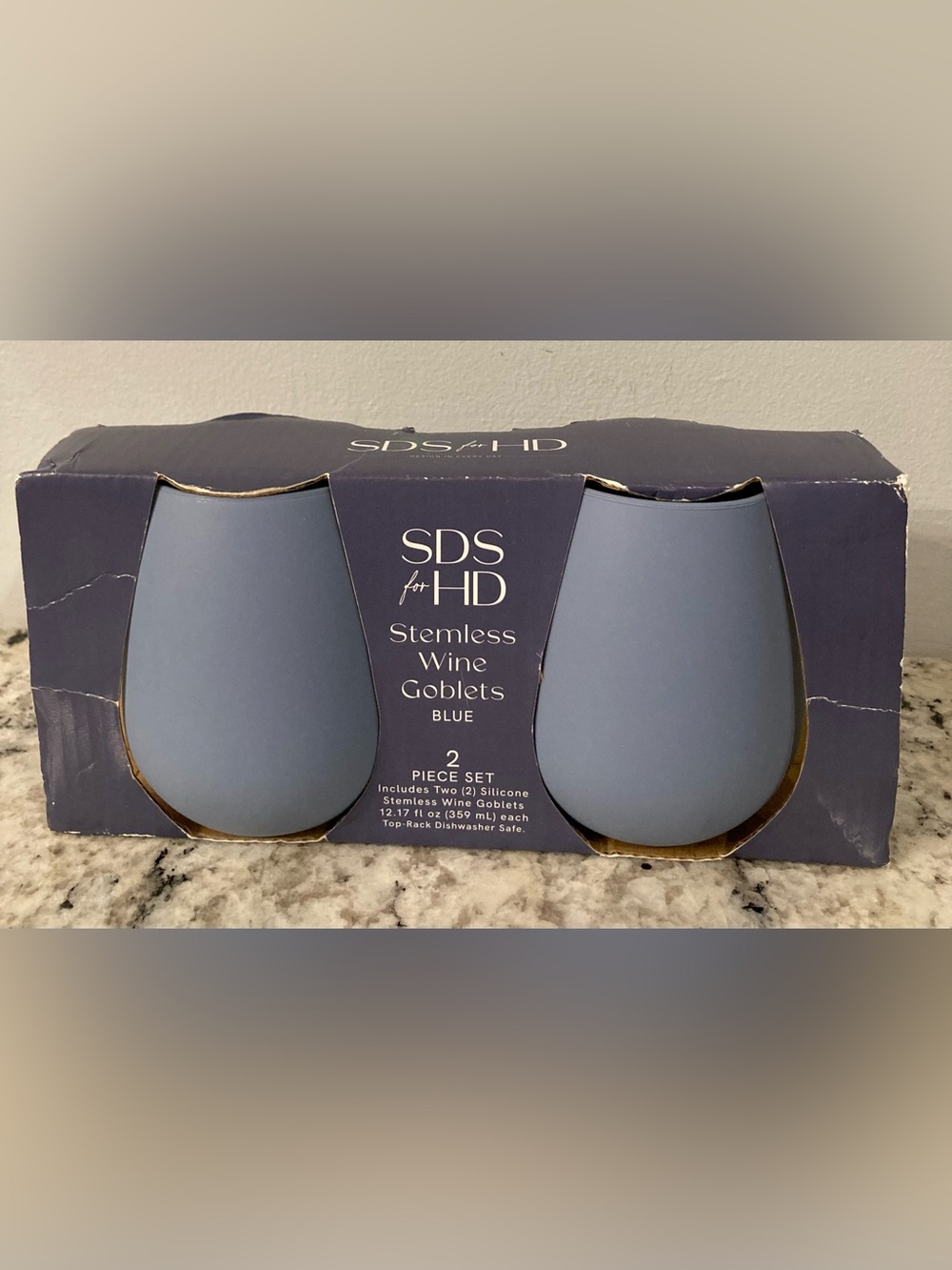 SDS for HD Designs Silicone Stemless Wine Goblets/Glasses